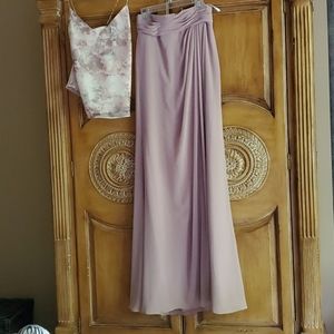 Maxi skirt with matching camisole